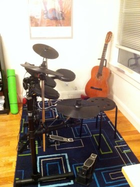 the  drumset