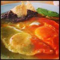 My favorite Mexican dish - "Divorced" Eggs