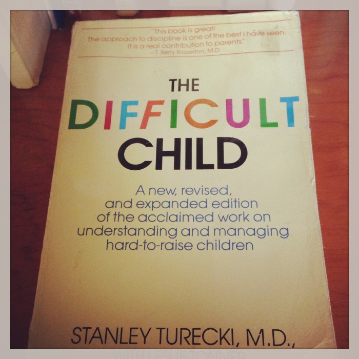 The Difficult Child