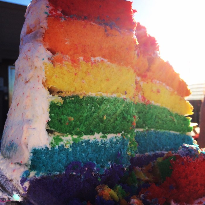 rainbow cake